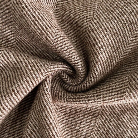 Coffee Brown Casual Women's Slim Fit Long Suit Pants - Picture 7 of 7